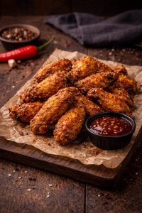 Курячі крильця з соусом BBQ 350 гр